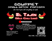 Load image into Gallery viewer, EL TAJÍN Chili Lime- Gourmet Small Batch Crafted Popcorn