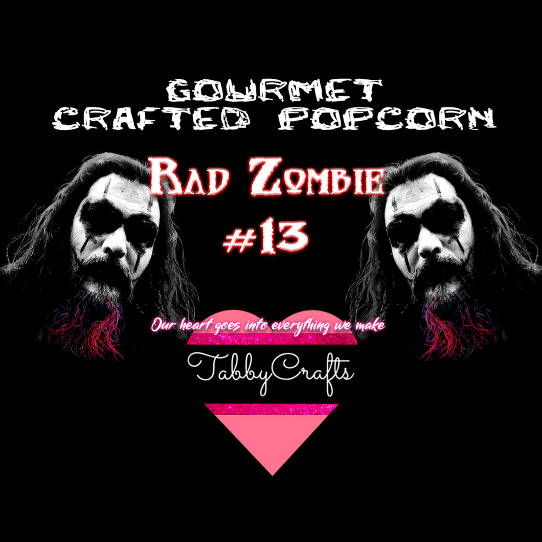 Gourmet Small Batch Crafted Popcorn - RAD ZOMBIE #13 (Hickory BBQ)