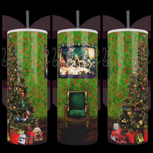 Load image into Gallery viewer, Handcrafted "Holiday Zombies" Exclusive Design 20oz Stainless Steel Tumbler