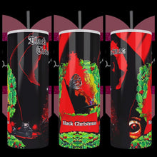 Load image into Gallery viewer, Black Christmas 20oz Stainless Steel Tumbler