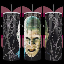 Load and play video in Gallery viewer, Cenobite Handcrafted 20oz Stainless Steel Tumbler
