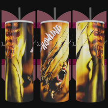Load and play video in Gallery viewer, The Howling 80s horror movie on a hot &amp; cold metal tumbler cup
