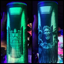 Load image into Gallery viewer, Handcrafted &quot;Weeping Angels&quot; Exclusive Design on 20oz Stainless Steel Tumbler

