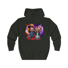 Load image into Gallery viewer, Toxic Love Tiffany and Chucky Custom Unisex Full Zip Hoodie