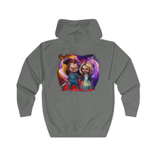 Load image into Gallery viewer, Toxic Love Tiffany and Chucky Custom Unisex Full Zip Hoodie