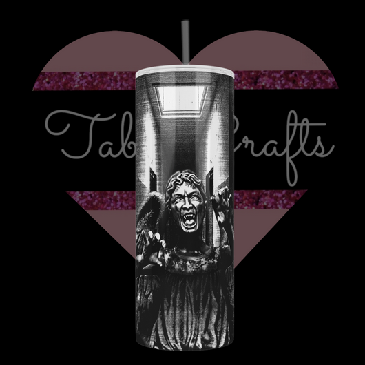 Doctor Who Weeping Angels Exclusive Design on 20oz Stainless Steel Tumbler