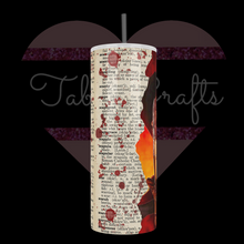 Load image into Gallery viewer, Freddy With Scroll 20oz Stainless Steel Tumbler