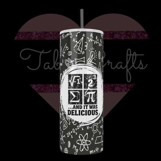 Handcrafted "I Ate Some Pie" 20oz Stainless Steel Tumbler