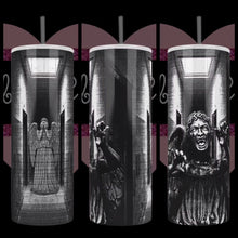 Load and play video in Gallery viewer, Doctor Who Weeping Angels Exclusive Design on 20oz Stainless Steel Tumbler