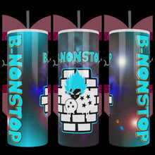 Load and play video in Gallery viewer, B-Nonstop Custom Design on 20oz Stainless Steel Tumbler