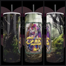 Load and play video in Gallery viewer, Handcrafted "Zombie French Belle" Princess 20oz Stainless Steel Tumbler