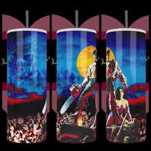 Load and play video in Gallery viewer, Darkness Army Inspired Handcrafted 20oz Stainless Steel Tumbler