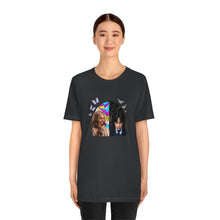 Load image into Gallery viewer, BFFs Enid & Wednesday - Unisex Jersey Short Sleeve Tee - TabbyCrafts.com