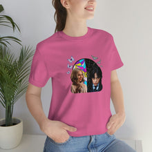 Load image into Gallery viewer, BFFs Enid & Wednesday - Unisex Jersey Short Sleeve Tee - TabbyCrafts.com