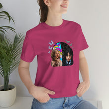 Load image into Gallery viewer, BFFs Enid & Wednesday - Unisex Jersey Short Sleeve Tee - TabbyCrafts.com