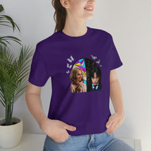 Load image into Gallery viewer, BFFs Enid & Wednesday - Unisex Jersey Short Sleeve Tee - TabbyCrafts.com