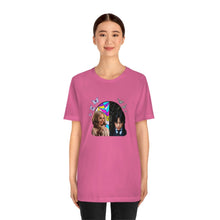 Load image into Gallery viewer, BFFs Enid & Wednesday - Unisex Jersey Short Sleeve Tee - TabbyCrafts.com