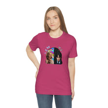 Load image into Gallery viewer, BFFs Enid & Wednesday - Unisex Jersey Short Sleeve Tee - TabbyCrafts.com