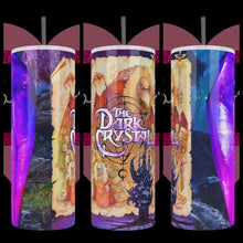 Load image into Gallery viewer, Dark Crystal Inspired Handcrafted 20oz Stainless Steel Tumbler - TabbyCrafts.com