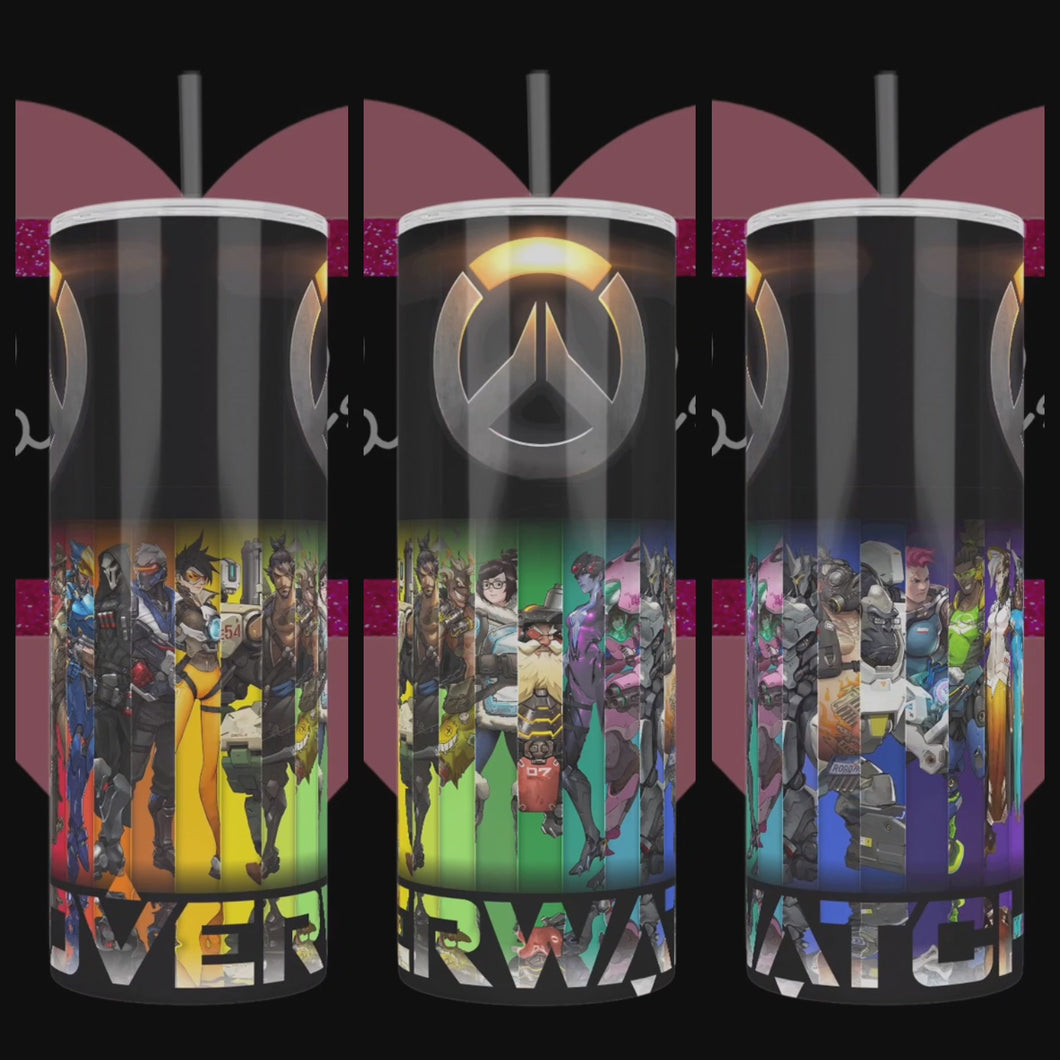Overwatch Inspired Handcrafted 20oz Stainless Steel Tumbler