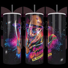 Load image into Gallery viewer, Freddy Sweet Dreams Handcrafted 20oz Stainless Steel Tumbler - TabbyCrafts.com