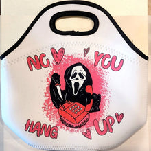 Load image into Gallery viewer, Ghostface No You Hang Up Handcrafted Lunch Tote Bag - TabbyCrafts LLC - TabbyCrafts.com
