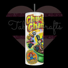 Load image into Gallery viewer, Handcrafted "Chucky Charms" 20oz Stainless Steel Tumbler - TabbyCrafts LLC