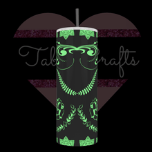 Load image into Gallery viewer, Handcrafted "Day Of Dead Sugar Skull" Exclusive Design 20oz Stainless Steel Tumbler - TabbyCrafts.com