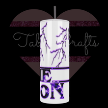 Load image into Gallery viewer, Handcrafted "Eddie" TabbyCrafts LLC Custom Design 20oz Stainless Steel Tumbler - TabbyCrafts LLC