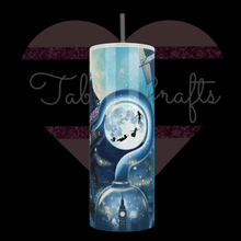 Load image into Gallery viewer, Handcrafted "Escape To Neverland" Exclusive Design 20oz Stainless Steel Tumbler - TabbyCrafts.com