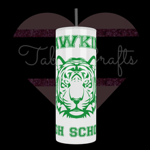 Load image into Gallery viewer, Handcrafted "Hawkings High School 1986" 20oz Stainless Steel Tumbler - TabbyCrafts LLC