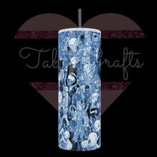 Load image into Gallery viewer, Handcrafted Jack in Abstract TabbyCrafts LLC Design 20oz Stainless Steel Tumbler - TabbyCrafts.com