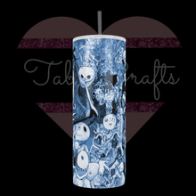 Load image into Gallery viewer, Handcrafted Jack in Abstract TabbyCrafts LLC Design 20oz Stainless Steel Tumbler - TabbyCrafts.com