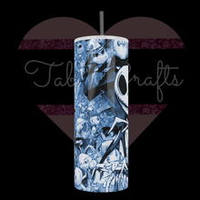 Load image into Gallery viewer, Handcrafted Jack in Abstract TabbyCrafts LLC Design 20oz Stainless Steel Tumbler - TabbyCrafts.com
