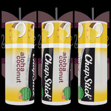 Load image into Gallery viewer, Handcrafted &quot;Lip Balm&quot; 20oz Stainless Steel Tumbler - TabbyCrafts.com
