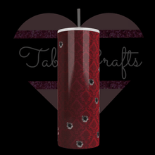 Load image into Gallery viewer, Handcrafted Nakatomi Plaza Christmas Party 20oz Stainless Steel Tumbler - TabbyCrafts.com