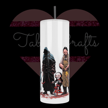 Load image into Gallery viewer, Handcrafted Parade of Horror 20oz Stainless Steel Tumbler - TabbyCrafts LLC