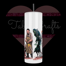 Load image into Gallery viewer, Handcrafted Parade of Horror 20oz Stainless Steel Tumbler - TabbyCrafts LLC