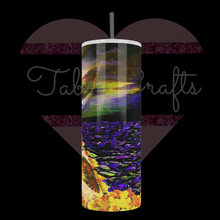 Load image into Gallery viewer, Handcrafted "Path For Loved" Exclusive Design 20oz Stainless Steel Tumbler - TabbyCrafts.com