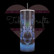 Load image into Gallery viewer, Handcrafted "Return" Living Dead Inspired TabbyCrafts LLC Design 20oz Stainless Steel Tumbler - TabbyCrafts LLC