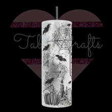 Load image into Gallery viewer, Handcrafted "Sanderson Sisters Brewing Co" 20oz Stainless Steel Tumbler - TabbyCrafts LLC