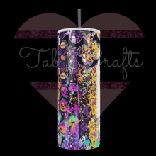 Load image into Gallery viewer, Handcrafted "Spooky Mom" 20oz Stainless Steel Tumbler - TabbyCrafts LLC