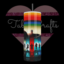 Load image into Gallery viewer, Handcrafted "The Doctors" Exclusive Design on 20oz Stainless Steel Tumbler - TabbyCrafts.com
