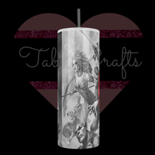 Load image into Gallery viewer, Handcrafted "Thunder Katz" 80s Show Inspired 20oz Stainless Steel Tumbler - TabbyCrafts LLC
