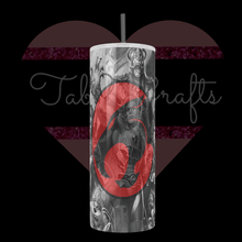 Load image into Gallery viewer, Handcrafted "Thunder Katz" 80s Show Inspired 20oz Stainless Steel Tumbler - TabbyCrafts LLC