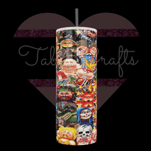 Load image into Gallery viewer, Handcrafted &quot;Trash Bin Kids&quot; Inspired 20oz Stainless Steel Tumbler - TabbyCrafts.com
