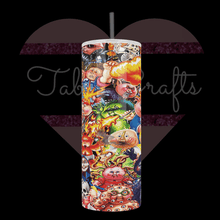 Load image into Gallery viewer, Handcrafted "Trash Bin Kids" Inspired 20oz Stainless Steel Tumbler - TabbyCrafts.com