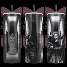 Load image into Gallery viewer, Handcrafted "Weeping Angels" Exclusive Design on 20oz Stainless Steel Tumbler - TabbyCrafts.com