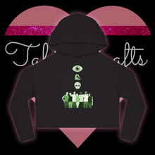 Load image into Gallery viewer, I See Dead People - Women’s Cropped Hooded Sweatshirt - TabbyCrafts.com