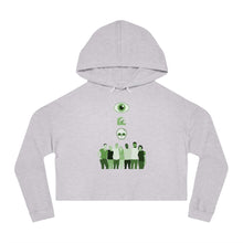 Load image into Gallery viewer, I See Dead People - Women’s Cropped Hooded Sweatshirt - TabbyCrafts.com